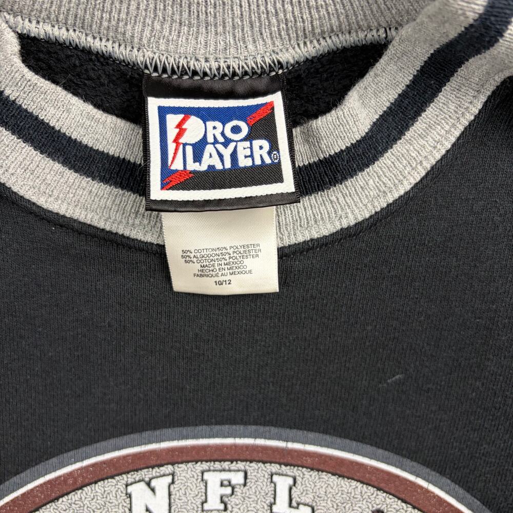 Vintage Cleveland Browns Sweatshirt Pro Player Crewneck Kids 10/12 Youth Medium - Picture 3 of 4